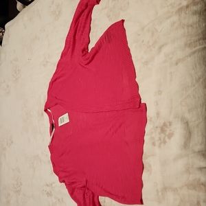Pink fuchsia shrug 3X